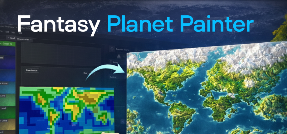 Fantasy Planet Painter Store Cover