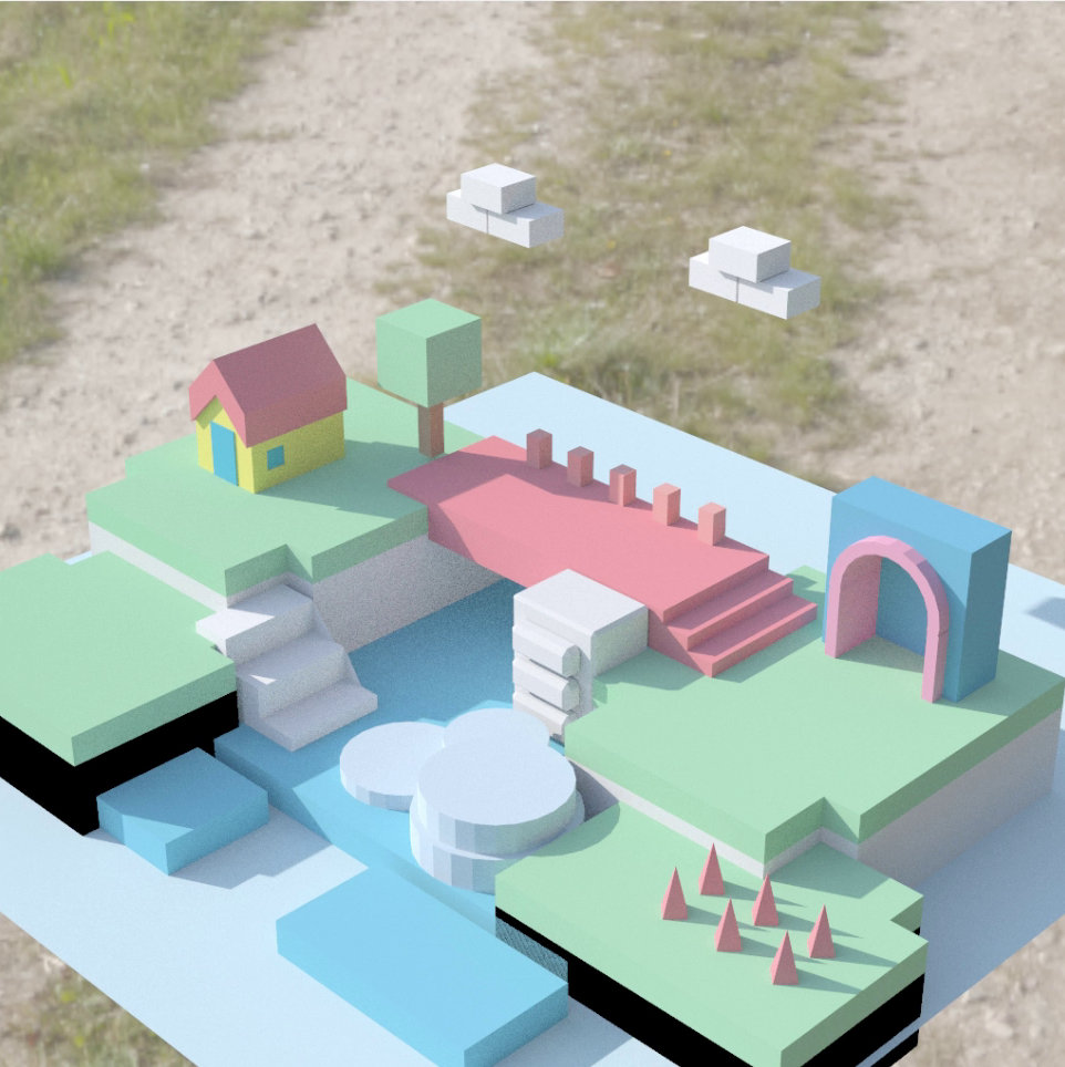 A 3D Render in Divooka