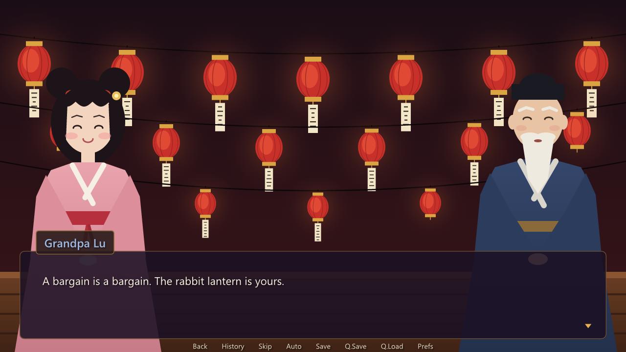 Moon Festival Riddles: the rabbit lantern won