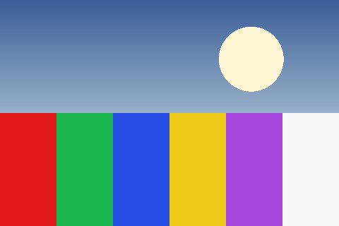 The same adjustment layer clipped so that it affects only the layer immediately beneath it