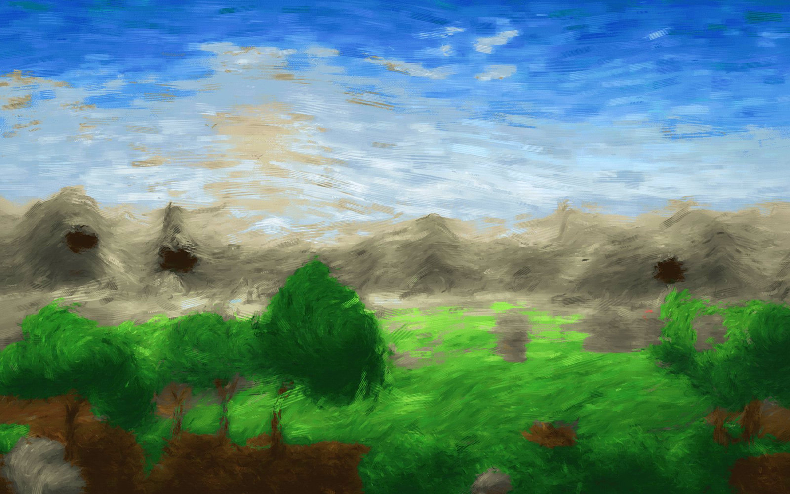 The same picture with saturation raised