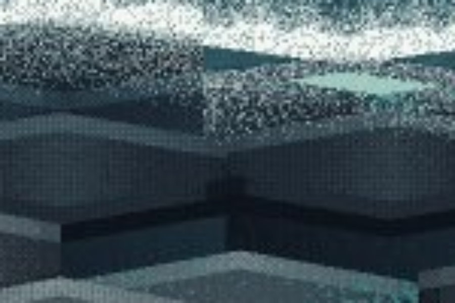 The image enlarged with bilinear resampling, smooth but soft