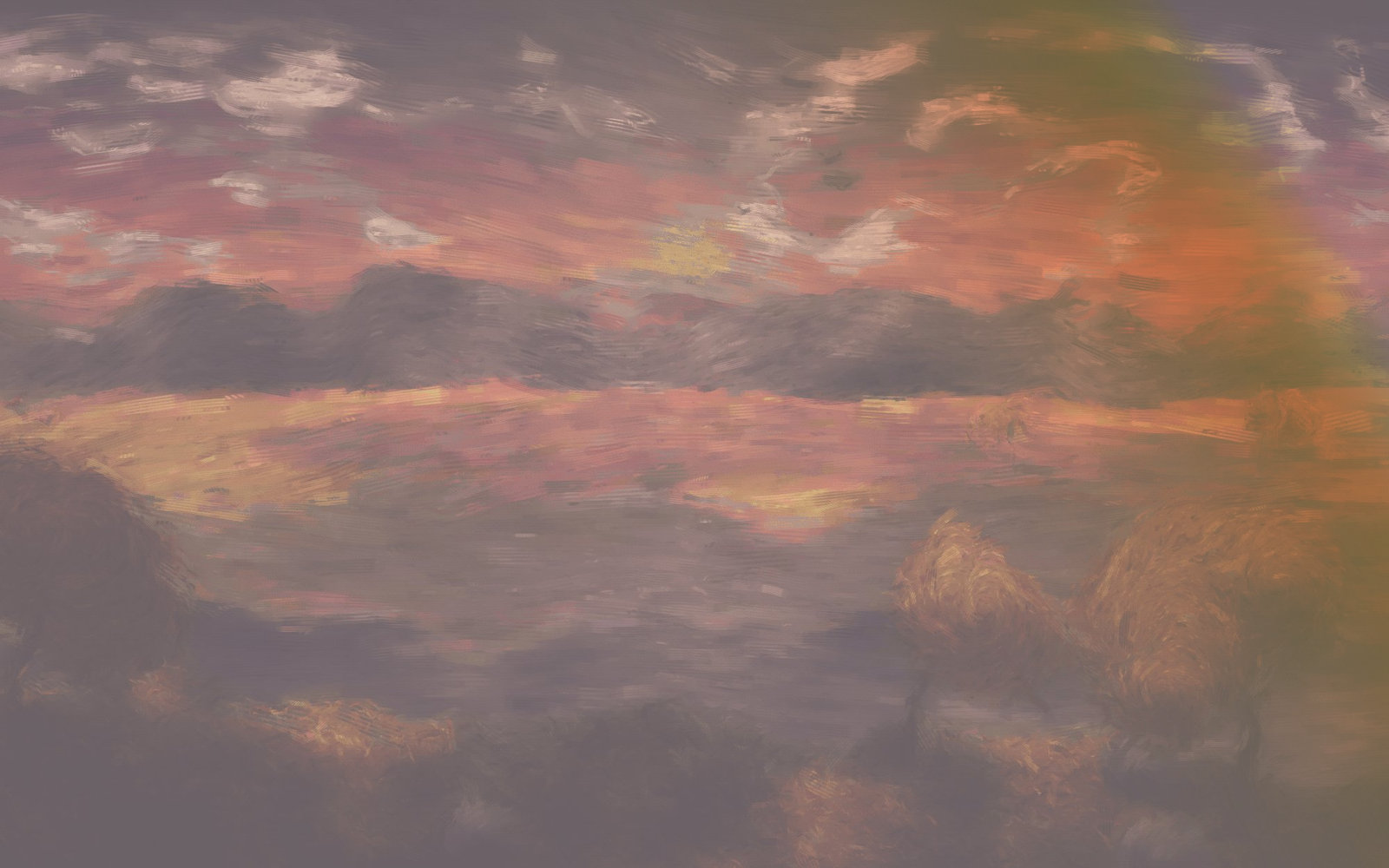 A layer set to Darken